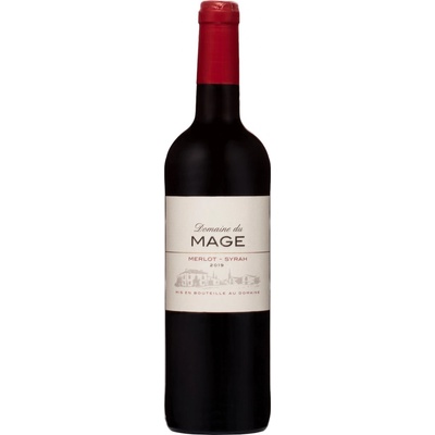 Domaine du Mage Merlot Syrah 2019 12,5% 0,75 l (čistá fľaša)