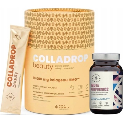 Aura Herbals Colladrop Beauty kolagen HMG 10000 mg mango 30 sáčkov