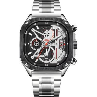 MEGIR Часовници megir si-38562 - Сребристо / Черно kp38562 (si-38562)