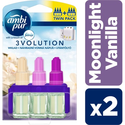 Ambi Pur 3Volution Moonlight vanilla vonná náplň do odpařovače 2 x 20 ml – Zbozi.Blesk.cz