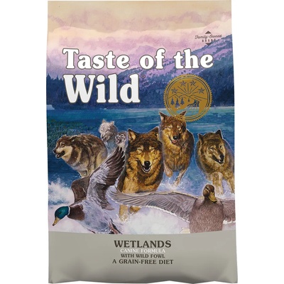 Taste of the Wild 2x12, 5кг Wetlands Canine Taste of the Wild суха храна за кучета