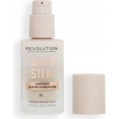 Makeup Revolution Skin Silk Serum Foundation ľahký make-up s rozjasňujúcim účinkom F1 23 ml
