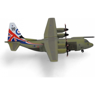 Herpa C-130J Super Hercules RAF 47 Squadron50th Anniversary Hercules 1:500