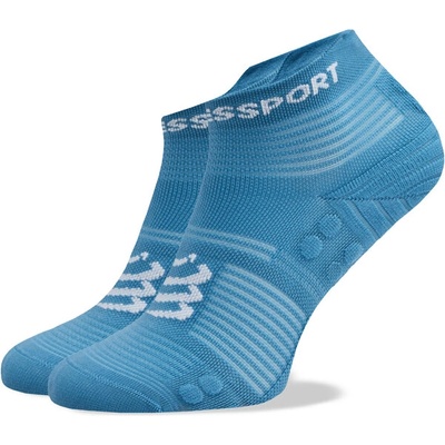 Compressport Дълги чорапи unisex Compressport Pro Racing V4.0 Run Low XU00047B Niagara Blue/White (Pro Racing V4.0 Run Low XU00047B)