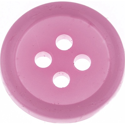 Knoflík 15 mm plastový Varianta: růžový – Zboží Dáma