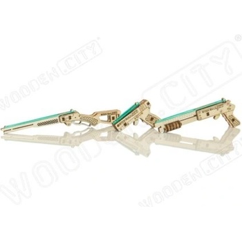 Wooden City 3D puzzle mini sada Widgets: Akční 30 ks