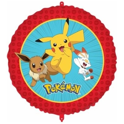 Procos Kruh Pokemon 46cm fóliový balónek a závaží
