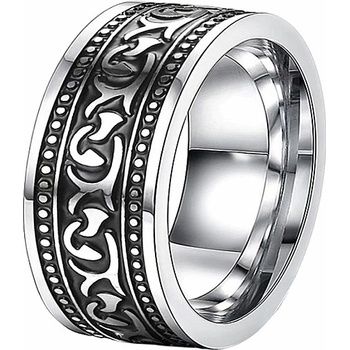 Nefertitis Pánský ocelový prsten Leaf NF55291