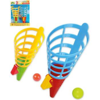 Lena Catch ball set 2 vystřelovací košíčky + 2 míčky chytání míčků