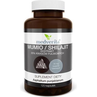 Medverita Mumio Shilajit extrakt 20% fulvokyselín 120 kapsúl