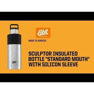 Esbit termoflaša Sculptor Insulated w Sleeve 1000 ml black