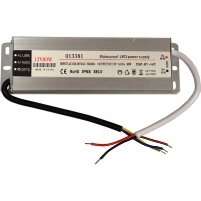 LED zdroj WM Power BPV-1280TI 12 V 6,7 A 80 W IP67