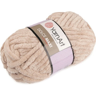 Stoklasa Pletací žinylková příze Dolce Maxi 200 g Balení: 1 ks, Varianta: 2 (771) béžová světlá 2 (771) béžová světlá