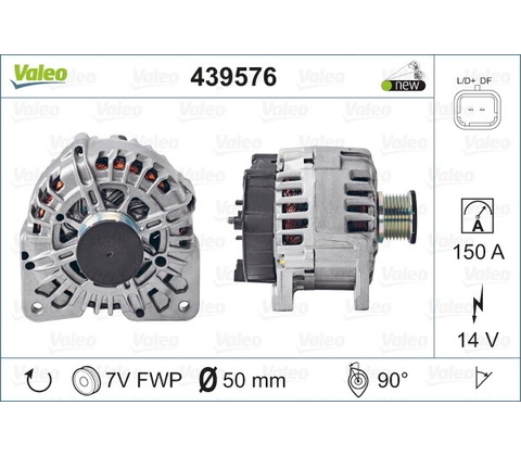 Alternátor VALEO 439576