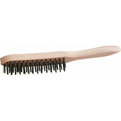 Spokar Kartáč 1406 4řady dřev.drátěný
