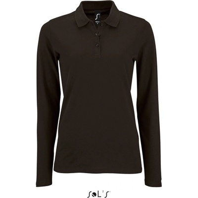 SOL's Collection Polokošile Perfect LSL Women dlouhý rukáv dámské COT-25208300201 Černá