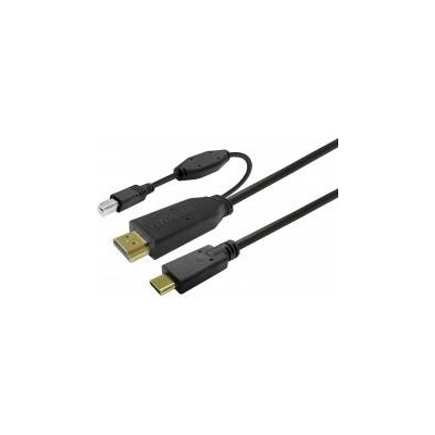 VivoLink PROUSBCHDMIUSBB10 USB cable 10 m USB 3.2 Gen 1 (3.1 Gen 1) USB C Black