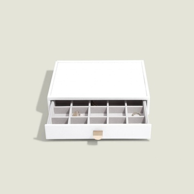 Stackers box na malé šperky White Classic Trinket Drawer bílá 75799