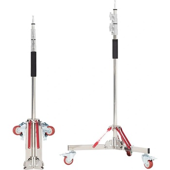 E-Reise Тежкотоварен статив за осветление с колела - регулируем до 3.2 м