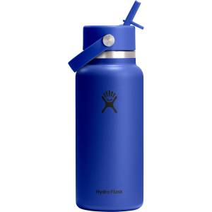 Hydro Flask Бутилка за вода Hydro flask Wide Flex Straw Cap Water bottle - Capri Blue - размер 946 ml (533-1817-1711)