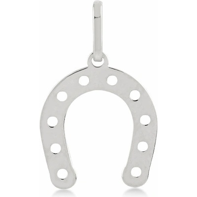 Lillian Vassago Přívěsek podkova z bílého zlata LLV31 GP011W