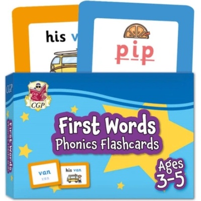First Words Phonics Flashcards for Ages 3-5 - CGP Books