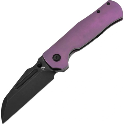 ! Kansept Dreadnaught Blackwash CPM S35VN,Purple Anodized Titanium K1082A4