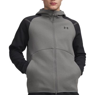 Under Armour Unstoppable Fleece Hooded Jacket šedá