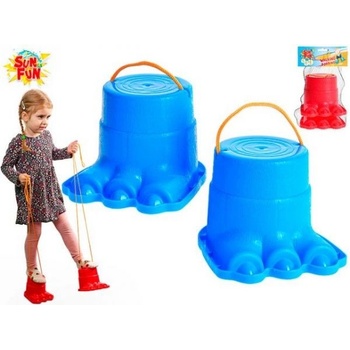 Sun Fun kostky/chůdy 10,5cm 2 barvy v síťce