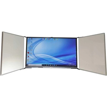 Top Office Бяла дъска, керамична, с 2 крила, за екран 55 (1077160019)