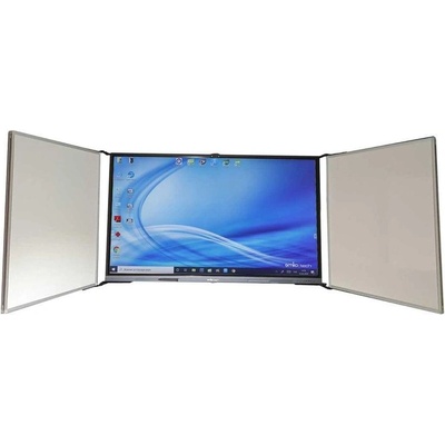 Top Office Бяла дъска, керамична, с 2 крила, за екран 55 (1077160019)