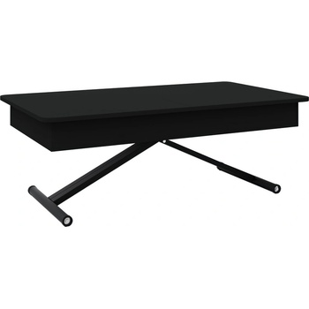 IVM BG Разтегателна маса Мохито с повдигащ механизъм - черен мат