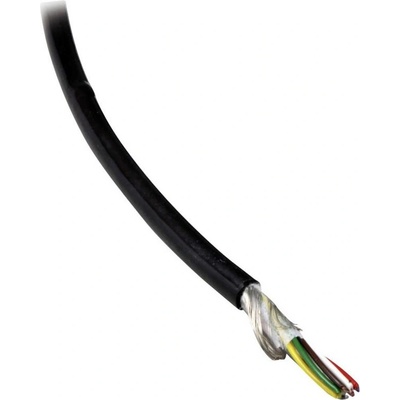 BKL Electronic 1506043/5 datový kabel Li12YD11Y 4 x 0.14 mm² černá 5m