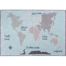 Lorena Canals Vintage Map Modrá