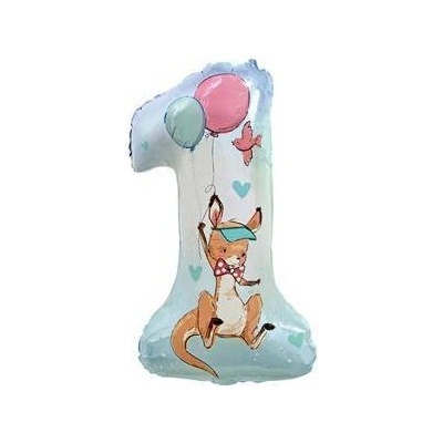 Grabo FG-HSKG Fóliový balón Hopovy první narozeniny 77 cm
