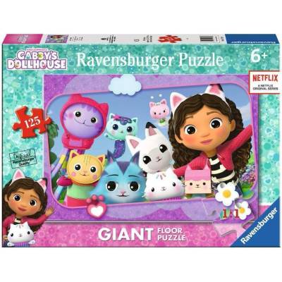 Ravensburger Пъзел за под Ravensburger от 125 части - Къщичката за кукли на Габи (5728)