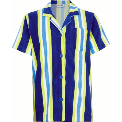 O'Neill BRIGHTS TERRY SHIRT modrá reflexný neón biela