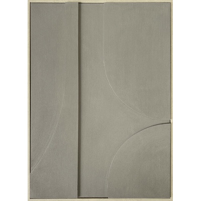 Obraz v ráme 3D RELIEF NO.3 VINTAGE KHAKI