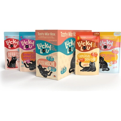 LUCKY LOU Lifestage Adult Tasty MIX 12 x 125 g