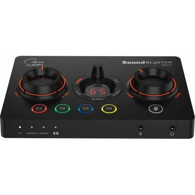 Creative Външна звукова карта Creative Sound Blaster GC7, 2.0, USB-C, S/PDIF, Optical In/Out, Line In/Out, 116dB, 7.1 Virtual Surround, Super X-FI