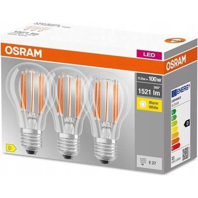 Osram D8358 LED žárovky 1521lm 11W E27 3ks