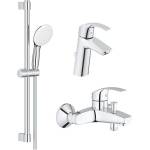 GROHE Eurosmart old комплект 3 в 1: смесители + душ комплект (23322001/33300002/27924003)