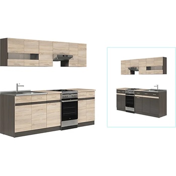 Image 1 of Black Red White Кухня Junona Line - 230 см