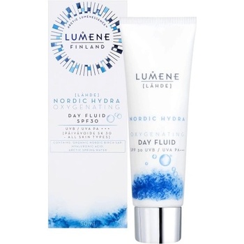 Lumene Lahde Nordic Hydra Oxygenating Day Fluid - Хидратиращ флуид за лице SPF30