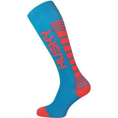 Husky ponožky Compress fit blue/red