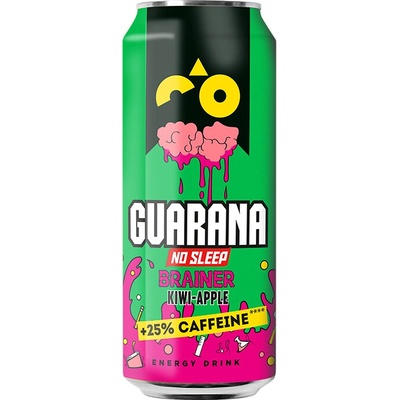 Guarana Brainer Kiwi-Jablko 12 x 0,5 l