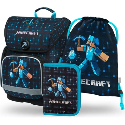 Baagl sada 3 Ergo Minecraft Blue Axe