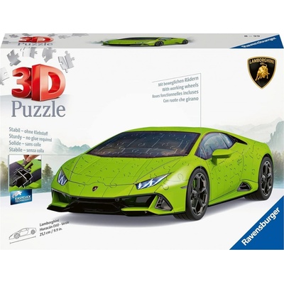 RAVENSBURGER 3D puzzle Lamborghini Huracán Evo zelené 156 ks