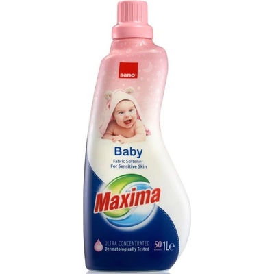 Sano Омекотител Sano - Maxima Бейби, Супер концентрат, 50 пранета, 1л