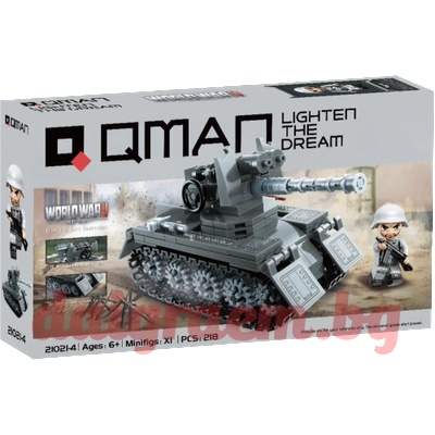 Qman Конструктор QMAN 21021-4 Унищожител на танкове Type I B (Q21021-4)